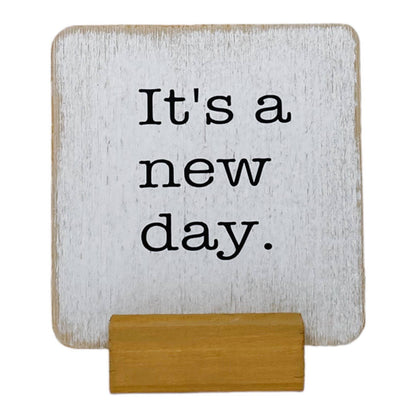 Small Farmhouse Signs with Stand -Assorted -sold separately