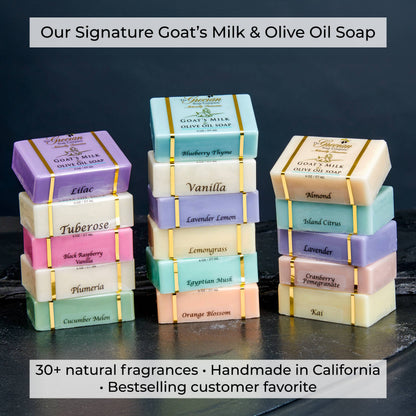 The Grecian Soap Company - Goat's Milk & Olive Oil Handcrafted Bar Soap