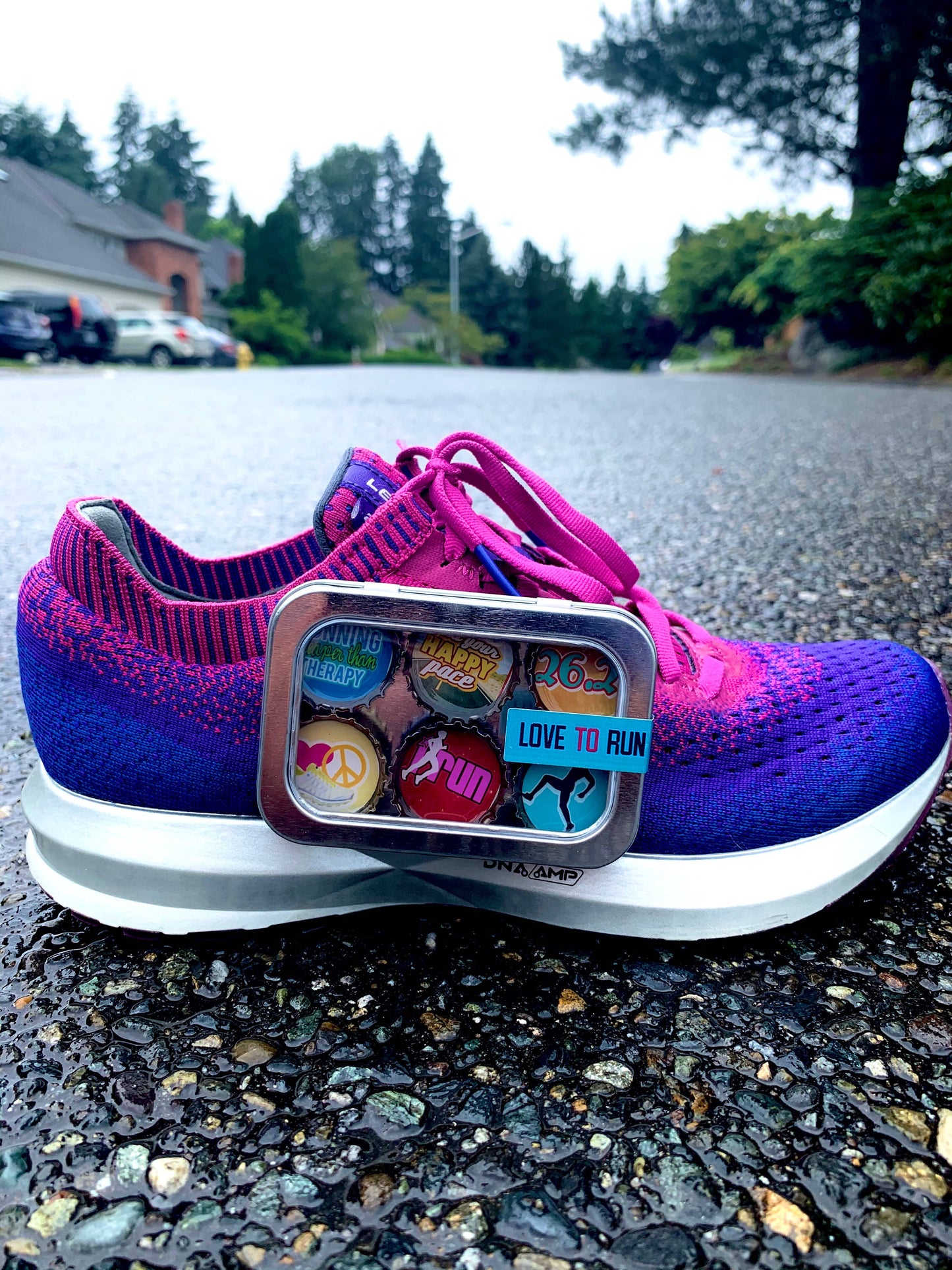 Running Magnets - Spring decor. Handmade & Eco-friendly