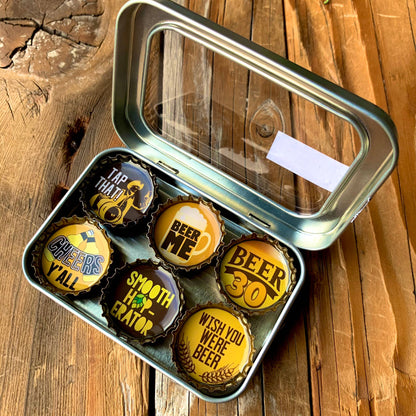 Beer Magnets - Handmade & Eco-friendly