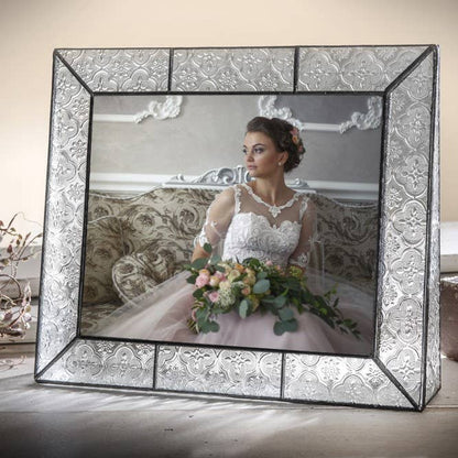 Vintage Glass Picture Frame