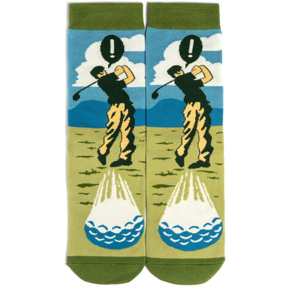 Swing Swear Repeat Golf Socks