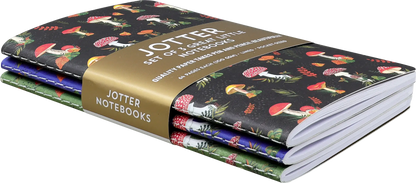 Jotter Mini Notebook Sets: Mushrooms