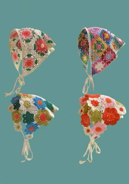 FLOWER HAIR SCARF HAIR BAND
