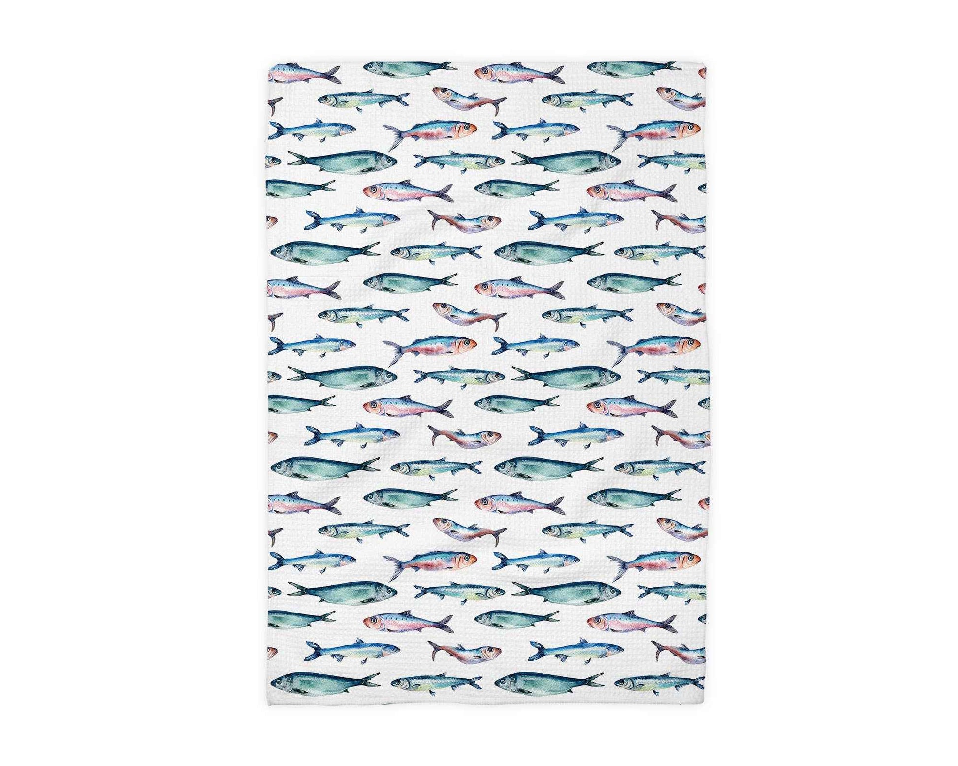 Father’s Day Gift Fish Saltwater Coastal Ocean Kitchen Towel