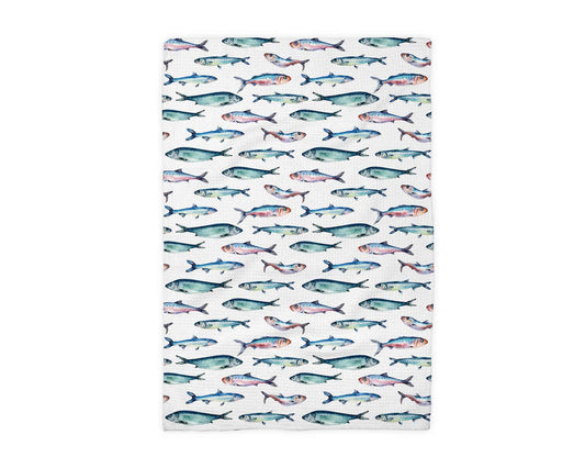 Father’s Day Gift Fish Saltwater Coastal Ocean Kitchen Towel