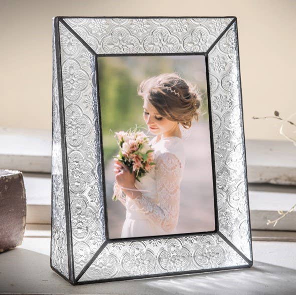 Vintage Glass Picture Frame