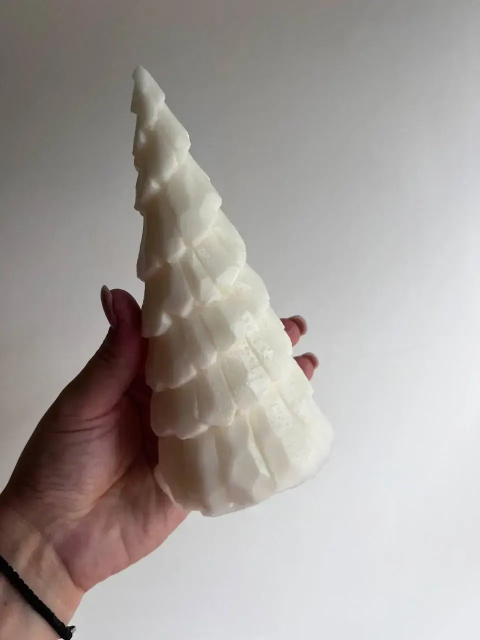 Large Christmas Tree Candle 7x3in