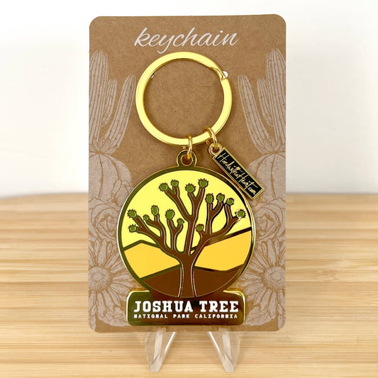 Joshua Tree Enamel Keychain
