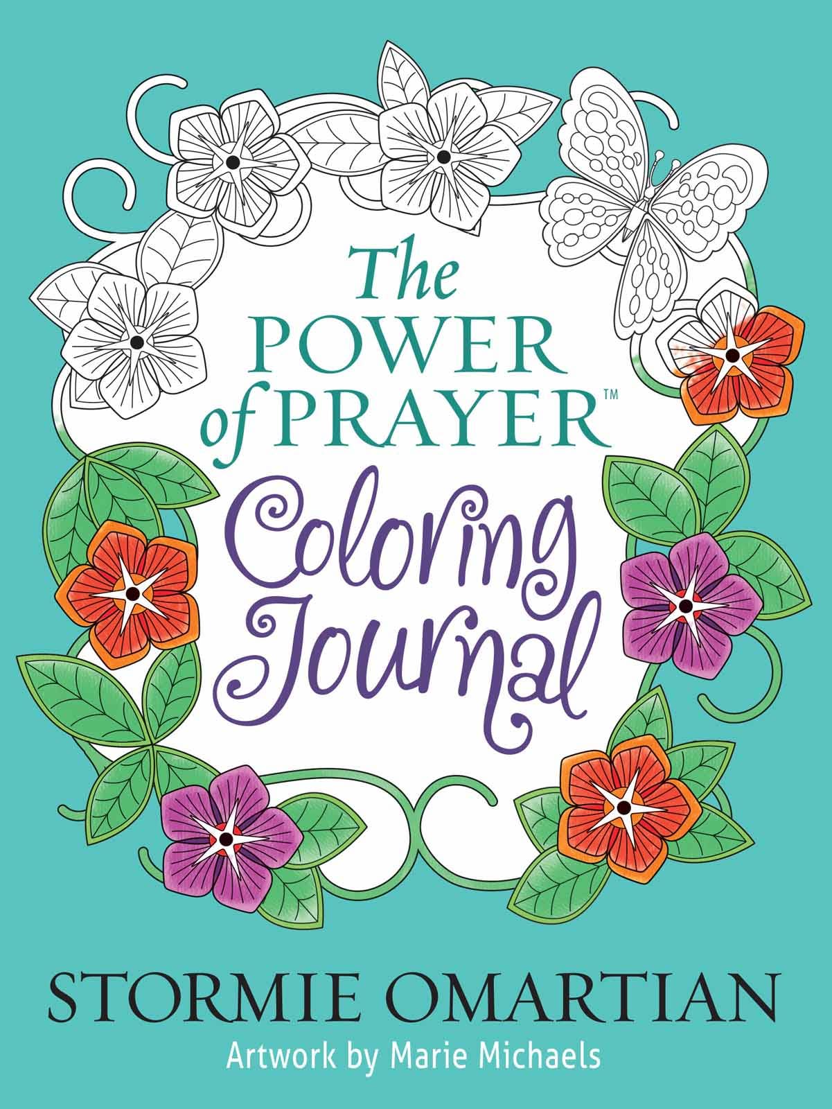 Libros de regalo y especiales de Harvest House Publishers - Diario para colorear "El poder de la oración"