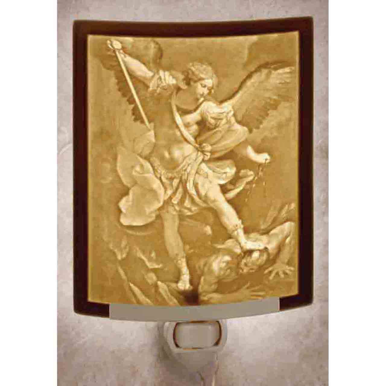 St Michael Porcelain Lithophane Night Light