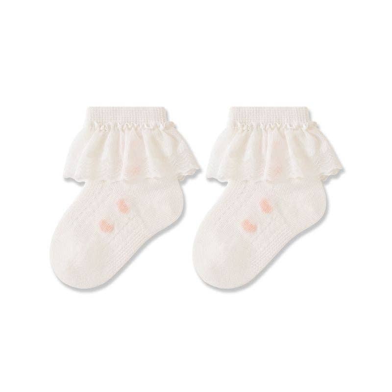 Baby Girls Lace Trim Socks