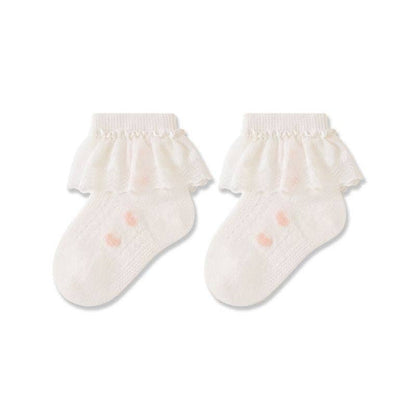 Baby Girls Lace Trim Socks