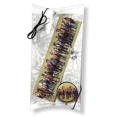 Gift Set: Herd of Horses Phone Stand & Bookmark