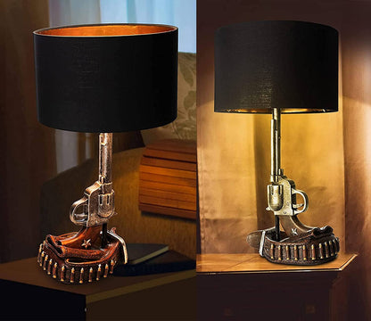 Revolver Six Shooter gun lamp