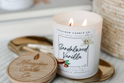 Sandalwood Vanilla Candle 8 oz