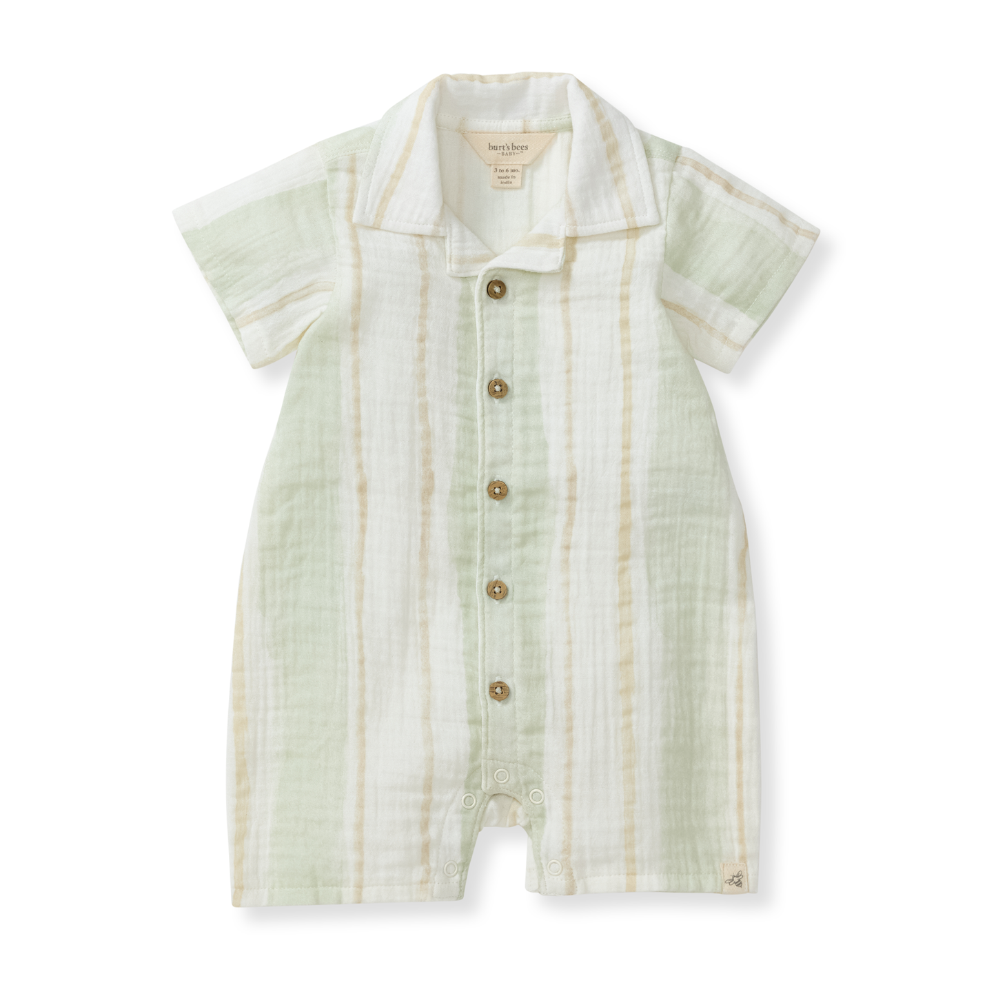 Pacific Stripe Baby Boy Romper: 18M