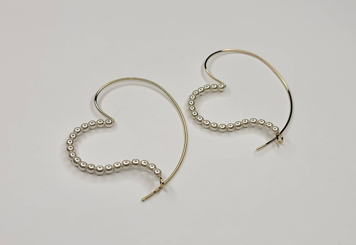 Heart Shape Dangle Earrings