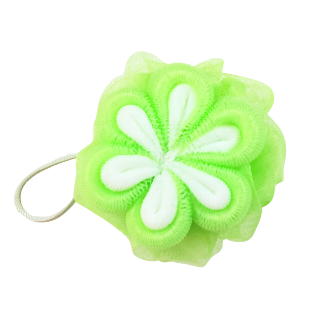 Flower Loofah | Bright Colored Flower Bath & Shower Pouf