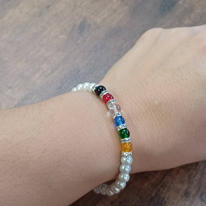 Pearl Salvation Stretch Bracelet