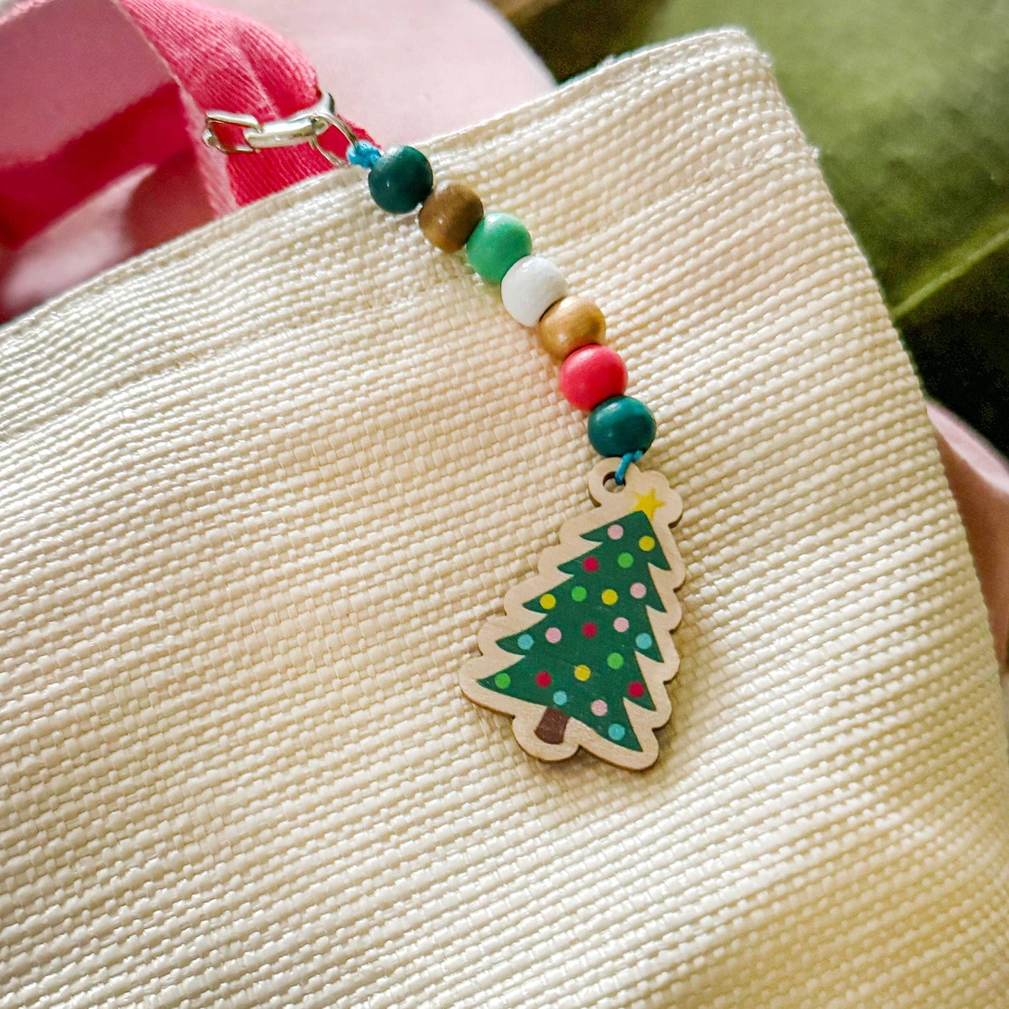 Cotton Twist - Christmas Tree Keyring Gift Kit