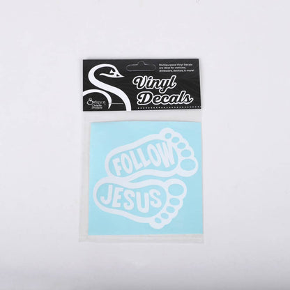 Swanson Christian Products - Decal Vinyl Follow Jesus Feet