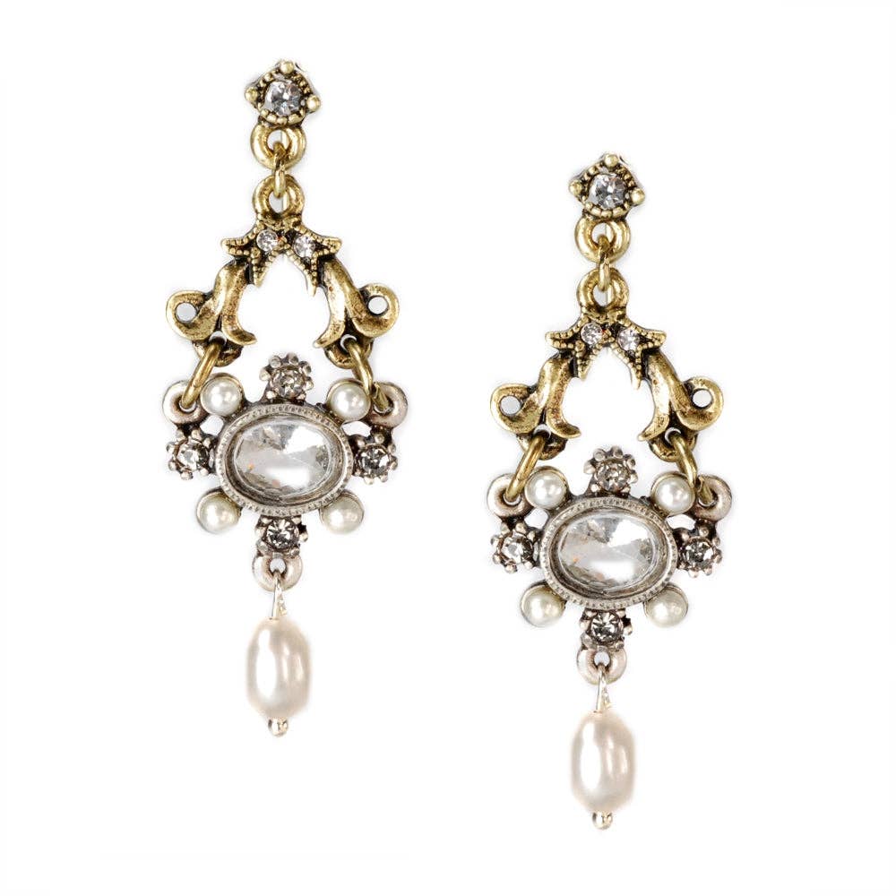 Joyería Sweet Romance - Pendientes Lorraine de cristal francés