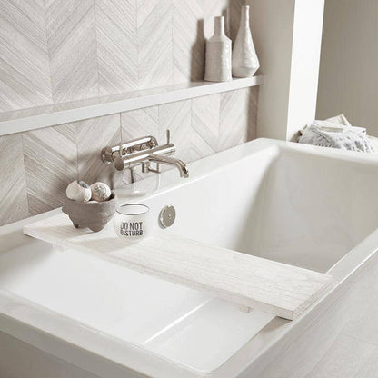 Wood Bath Board White