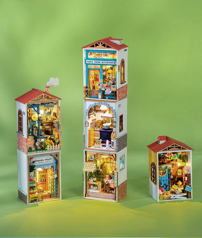 Hands Craft - DIY Miniature House Kit: Free Time Bookshop