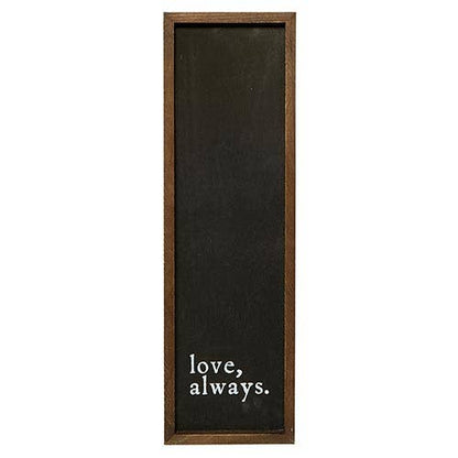 Estudio de diseño de Santa Bárbara por Creative Brands - Letrero de madera - Amor, siempre