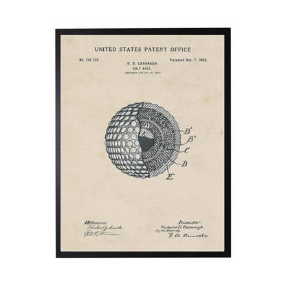 Watercolor Golf Ball Patent