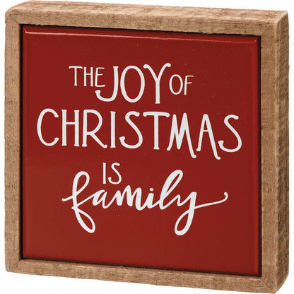 The Joy Of Christmas Sign Mini