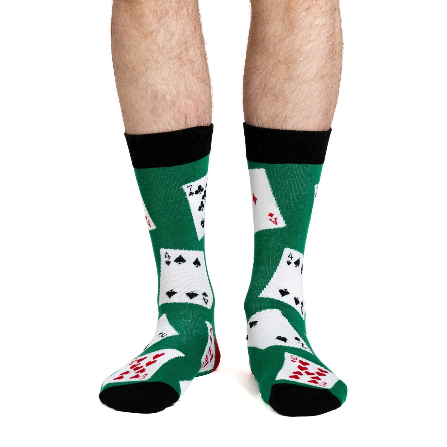 Men's Cards Socks: Shoe Size 7-12
