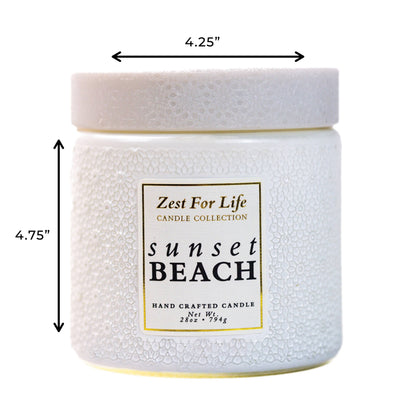 Sunset Beach – 28oz Zest For Life Luxury Candle