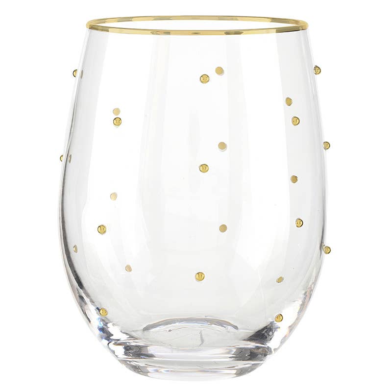 Gold Beaded - Wine