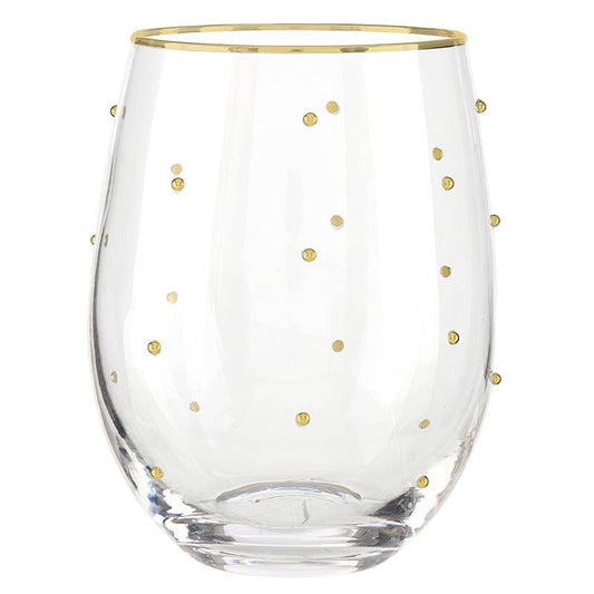 Gold Beaded - Wine