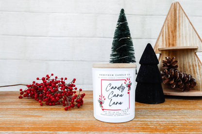 Candy Cane Lane 8 oz Jar Candle