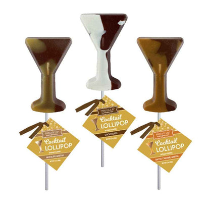 Gourmet Cocktail Lollipops - Assorted Mini Chocolate: 1 / Bulk