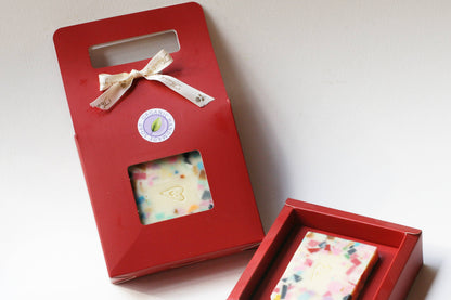 Red Drawer Handmade Soap Gift Box – 1 Soap