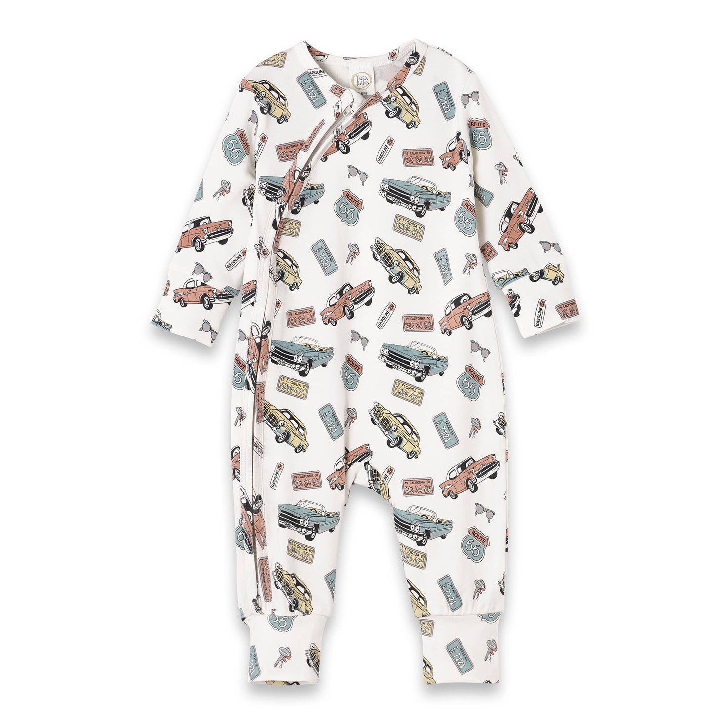 Baby Zipper Romper – Route 66 Classic
