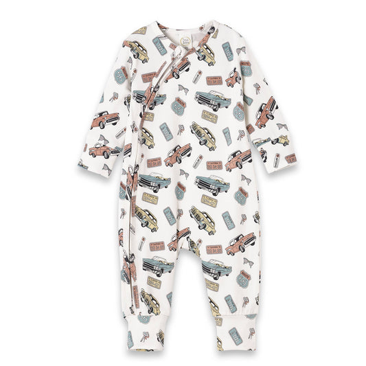Baby Zipper Romper – Route 66 Classic