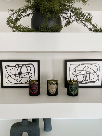Recycled Dom Luminous Candle