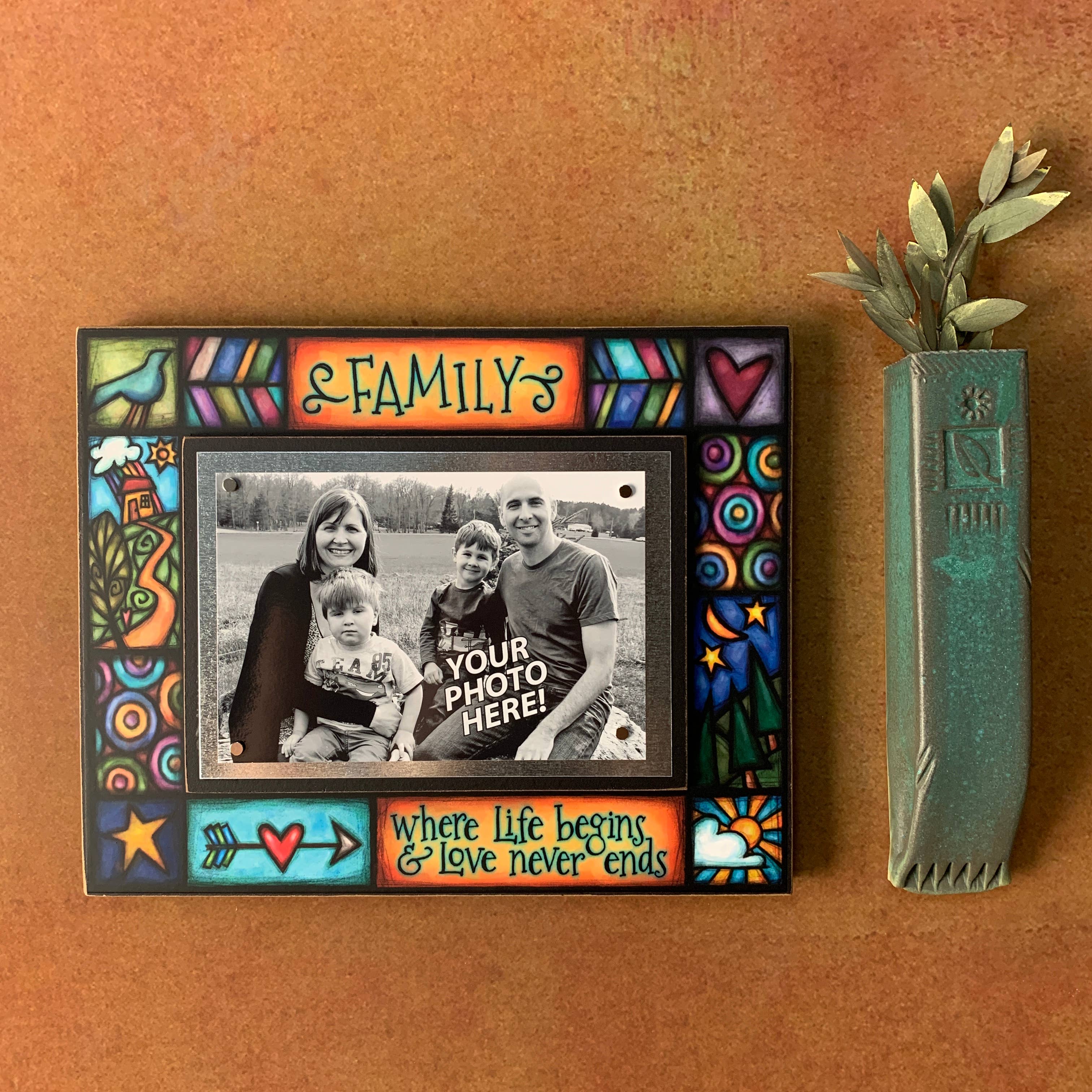 Family, Where Life Begins Picture Frame - Thumbnail 4