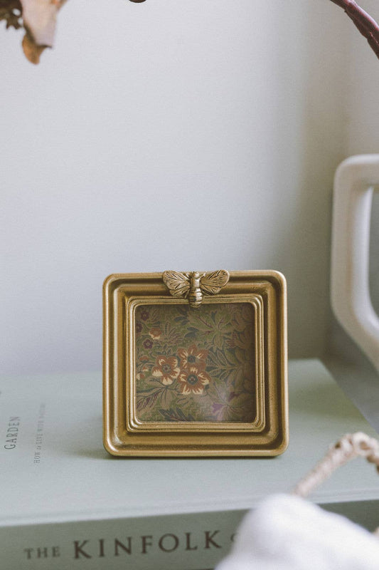 Gold Bee Photo Frame
