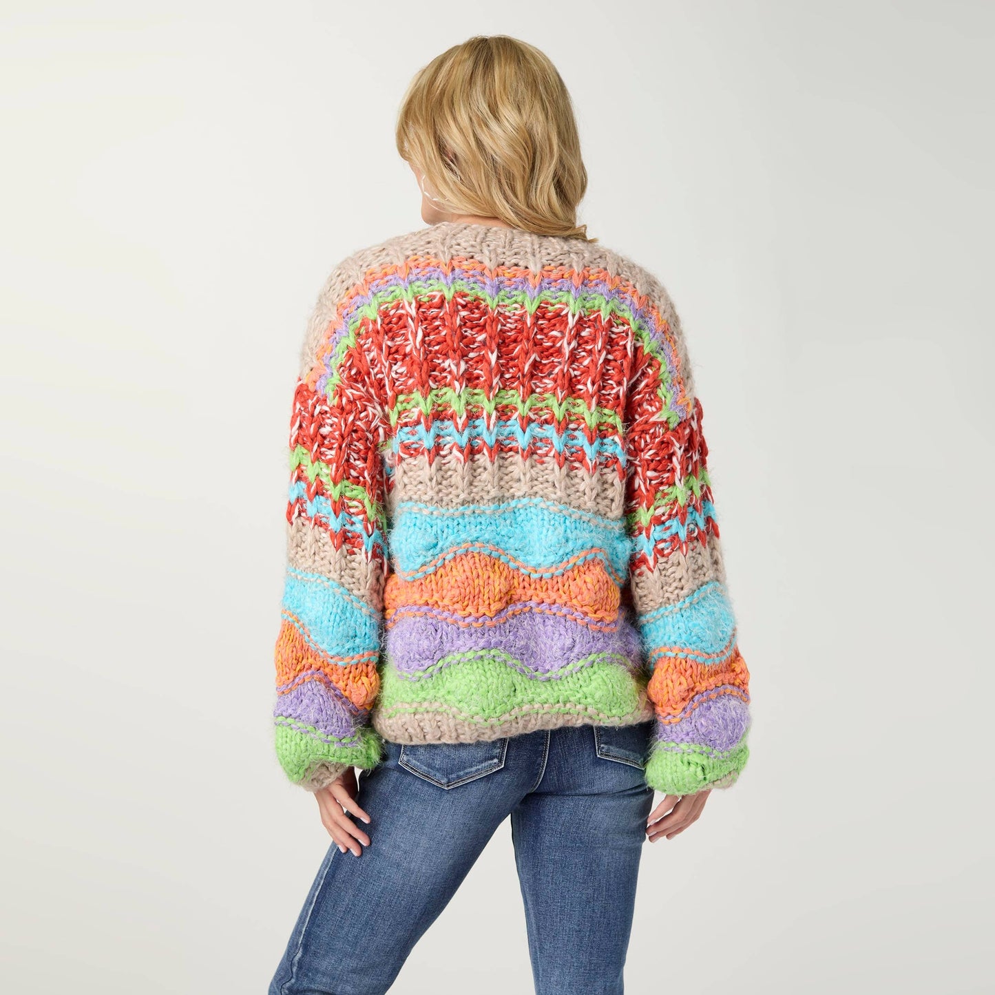 Maloti Chunky Button Front Cardigan