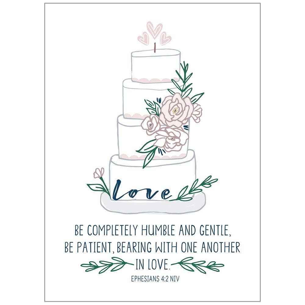 Legacy - Humble and Gentle - Faith Wedding Card