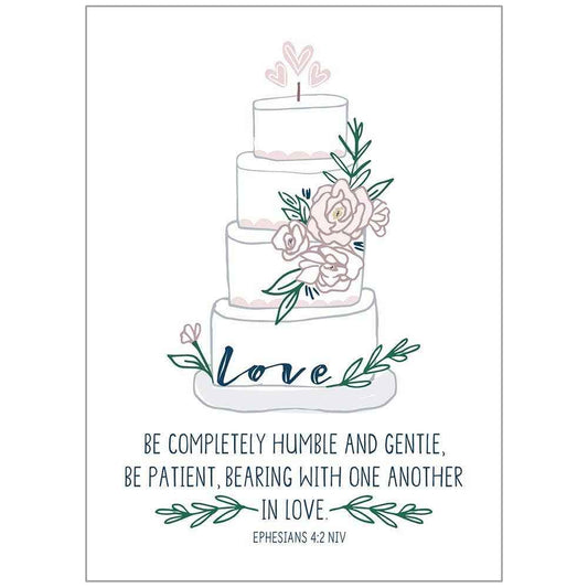 Legacy - Humble and Gentle - Faith Wedding Card