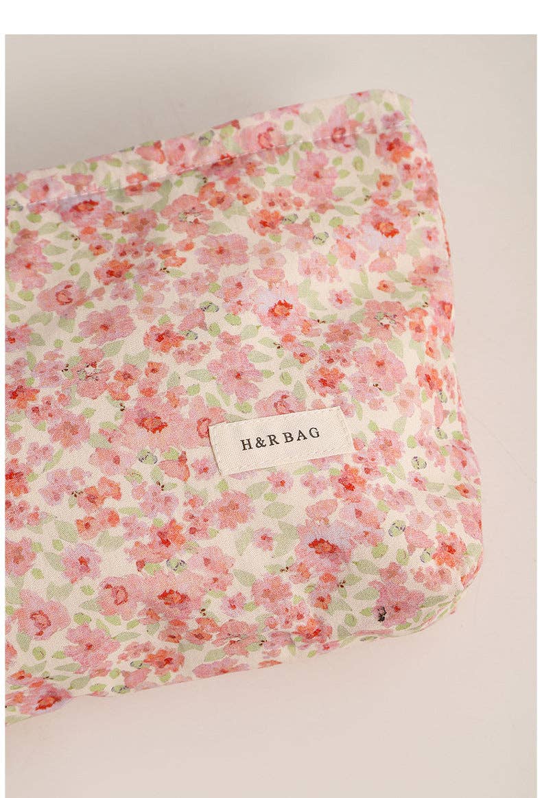 Neceser con estampado floral sencillo y dulce DPB1008