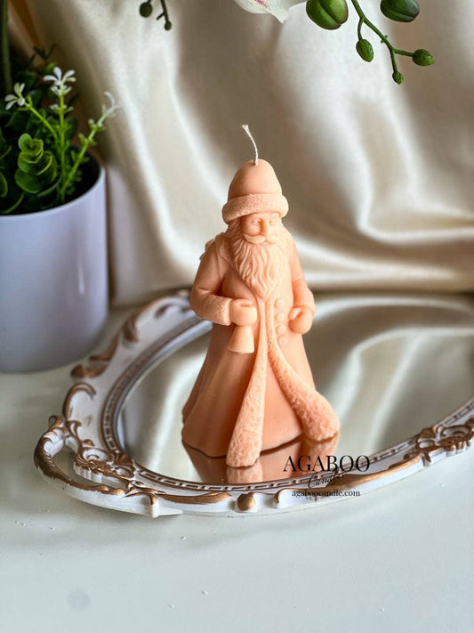 Santa Claus Candle 6.5x3.5in - Christmas
