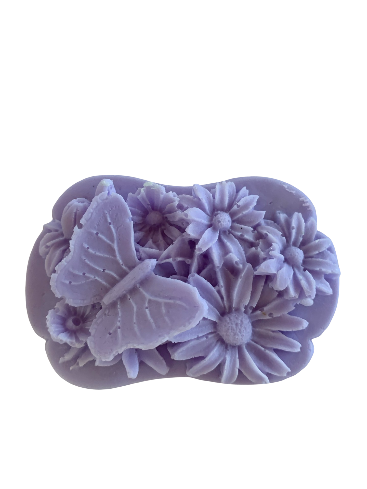 3D Butterfly and Flowers Bar of Soap